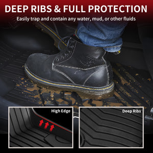 2023-2026 Mercedes-Benz GLC Floor Mats & Cargo Mat Deep Ribs & Full Protection