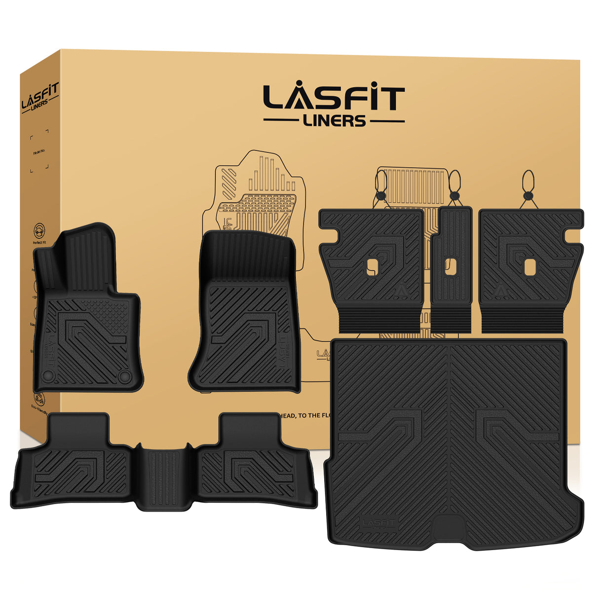 2023-2026 Mercedes-Benz GLC Floor Mats & Seatback & Cargo Mats