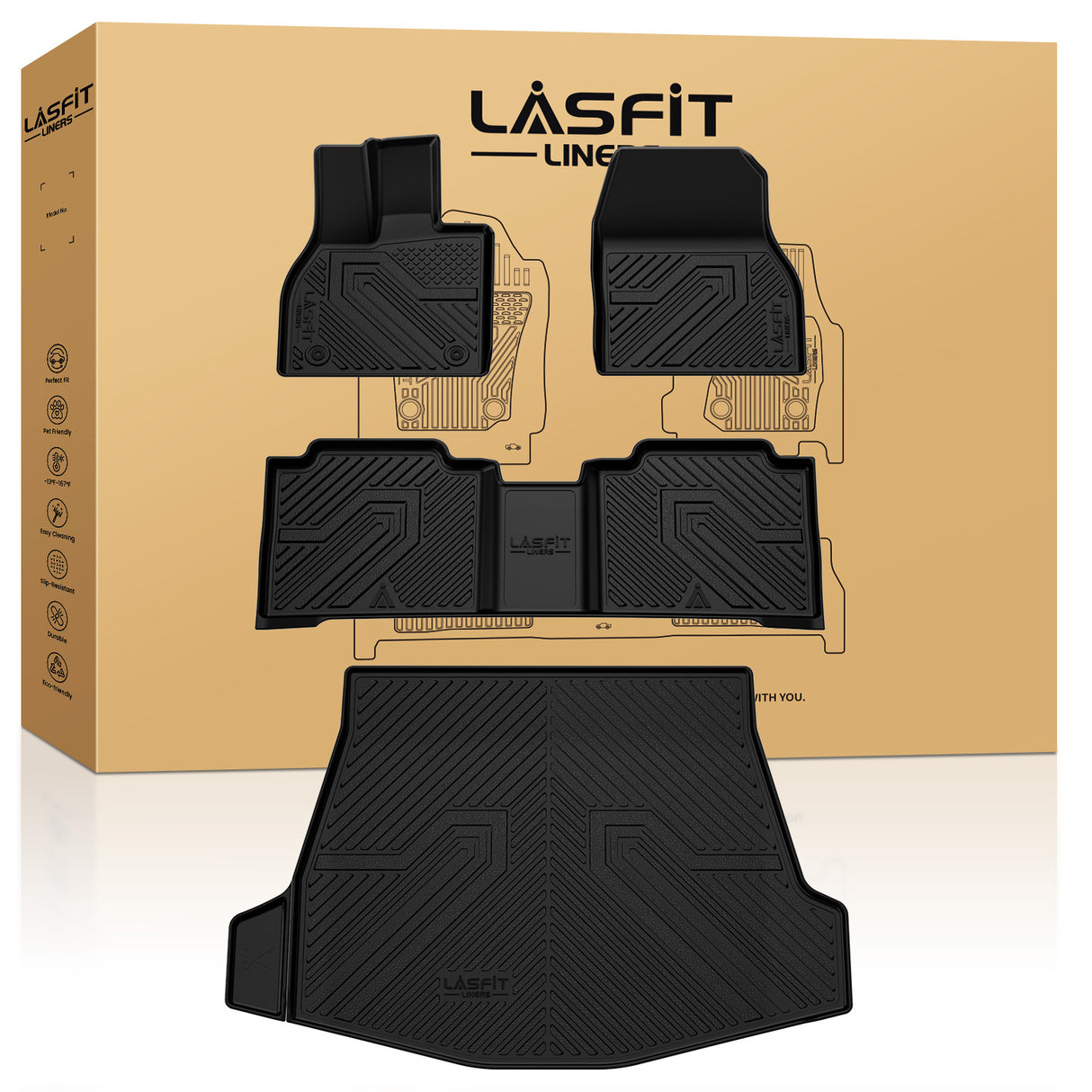 Fit for 2023-2026 Subaru Solterra Floor Mats & Cargo Mat