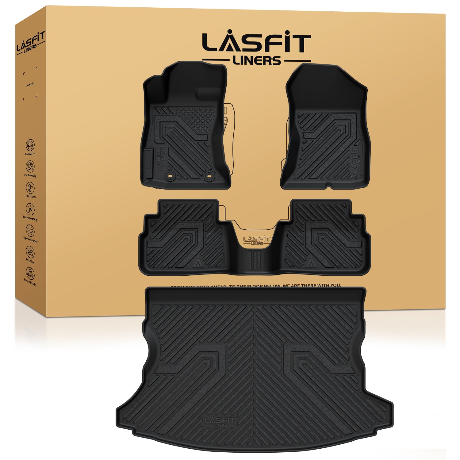Subaru Crosstrek Floor Mats & Cargo Mat - Custom Fit, All-Weather