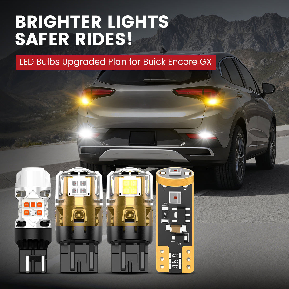 Lasfit LED Bulbs for 2024-2025 Buick Encore GX