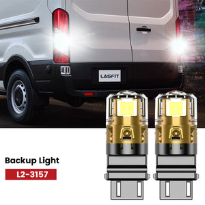 Lasfit 3157 led backup lights fit for 2024-2025 Ford E-Transit
