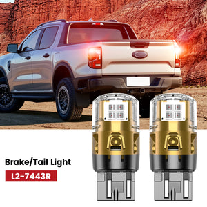 Lasfit 7443 led brake/tail lights fit for 2024-2025 Ford Ranger