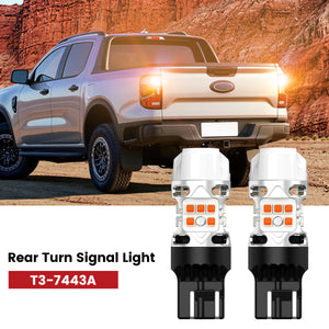 Lasfit 7443 led rear turn signal lights fit for 2024-2025 Ford Ranger
