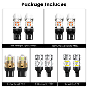 Lasfit combo package led bulbs for 2024-2025 Ford Ranger XLT
