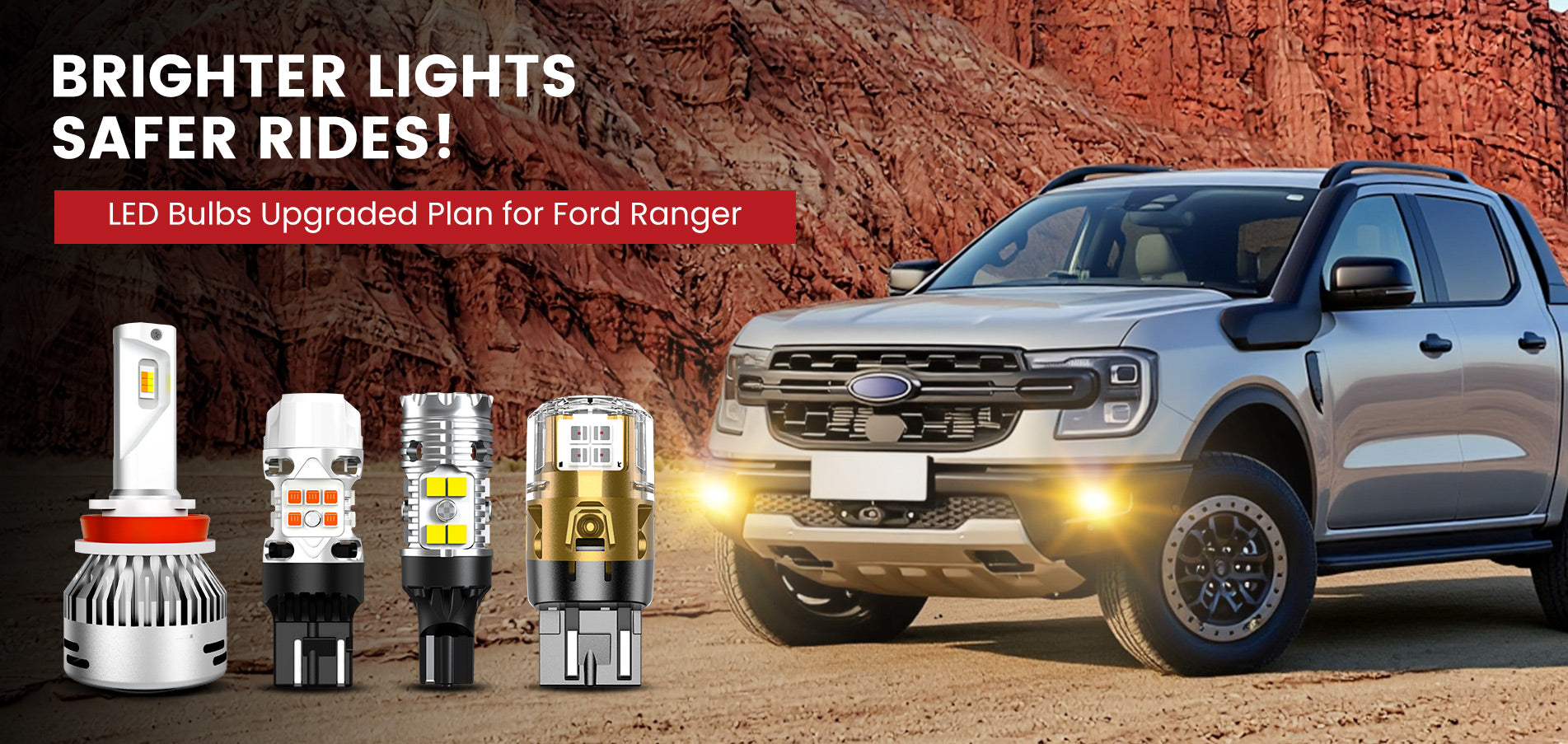 Lasfit LED Bulbs for 2024-2025 Ford Ranger
