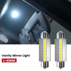 Lasfit 42MM led vanity mirror lights fit for 2024-2025 Hyundai Kona