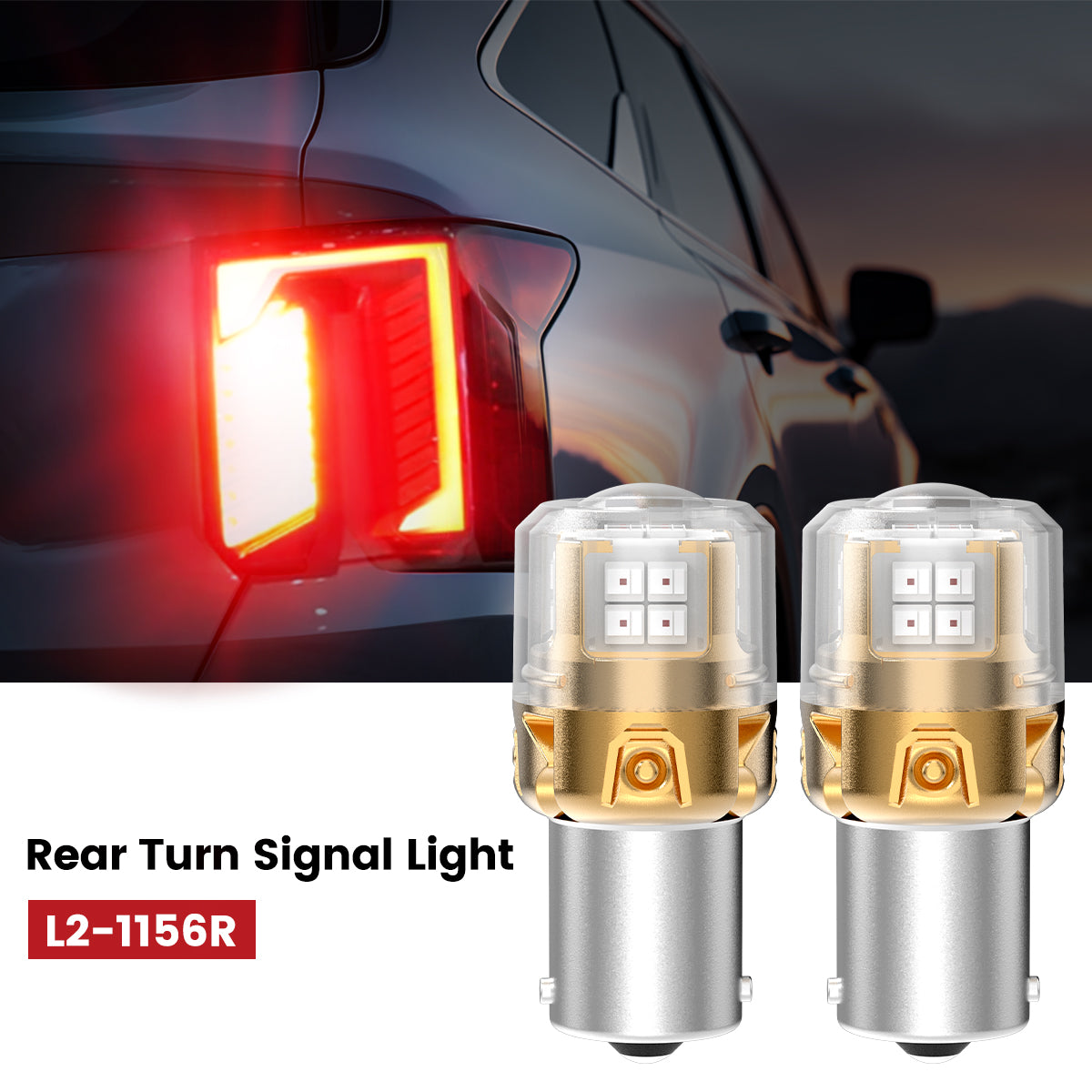Lasfit 1156 led rear turn signal lights fit for 2024-2025 Kia Sorento 