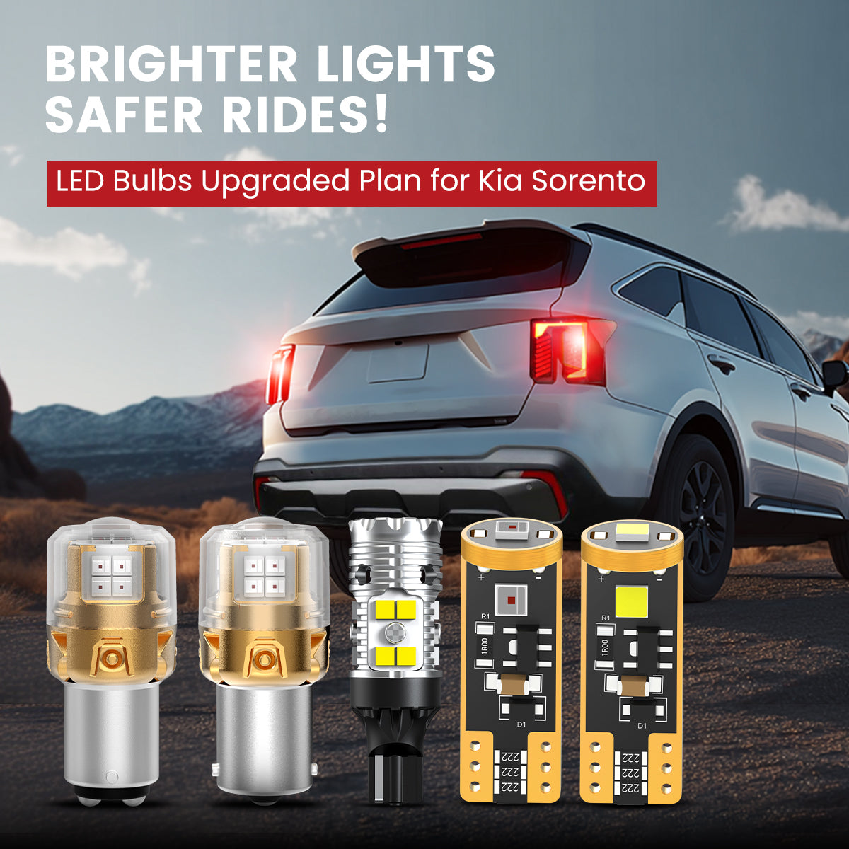 Lasfit LED Bulbs for 2024-2025 Kia Sorento