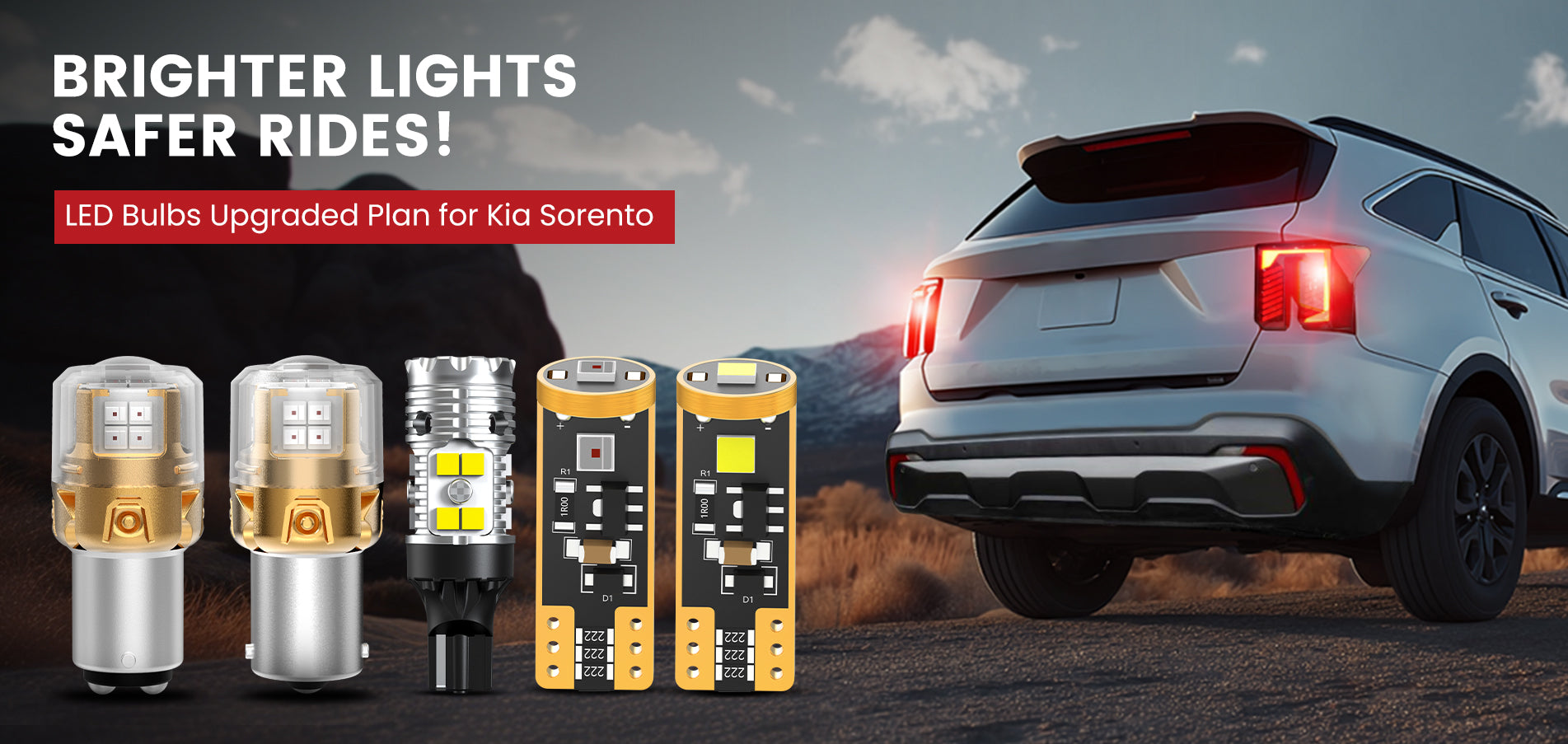 Lasfit LED Bulbs for 2024-2025 Kia Sorento