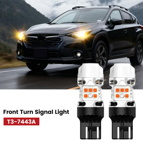 Lasfit 7443 led front turn signal light fit for 2024-2025 Subaru CrossTrek