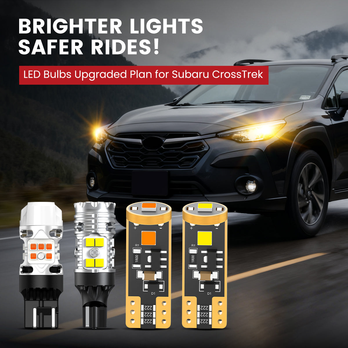 Lasfit LED Bulbs for 2024-2025 Subaru CrossTrek