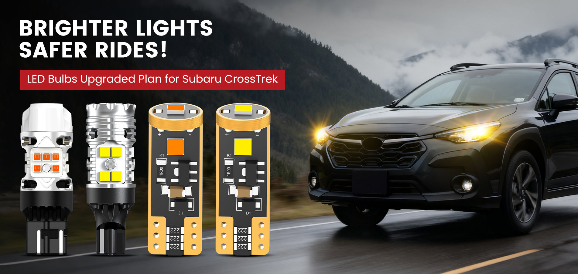 Lasfit LED Bulbs for 2024-2025 Subaru CrossTrek
