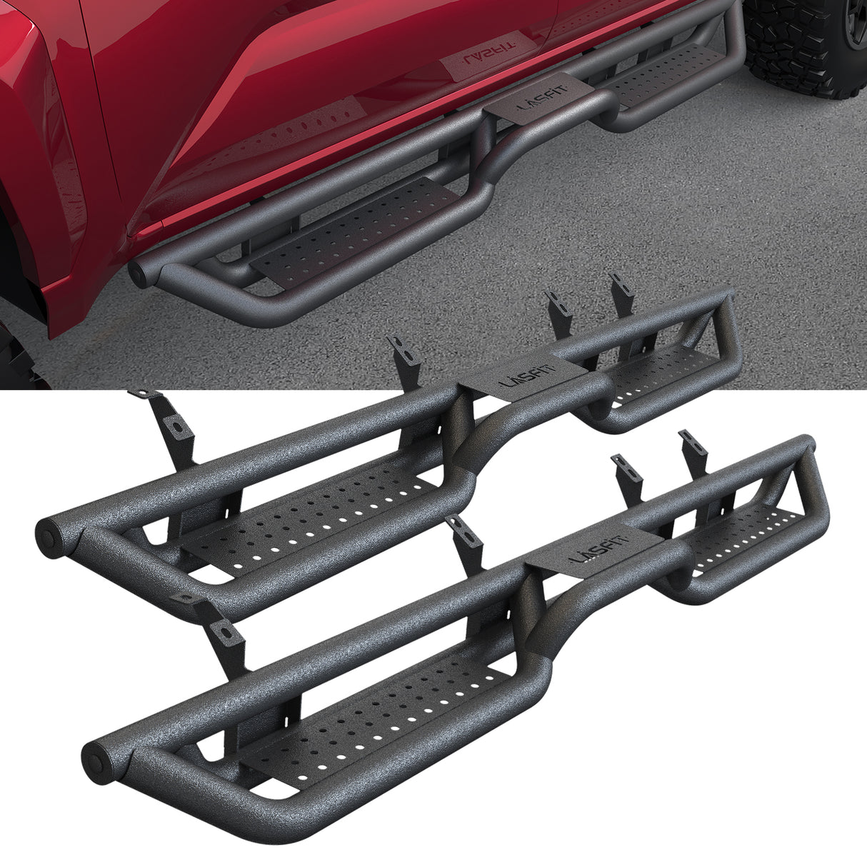 Lasfit running boards fit for 2024-2025 Toyota Tacoma 