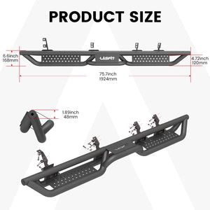 2024-2025 Toyota Tacoma Lasfit running boards product size