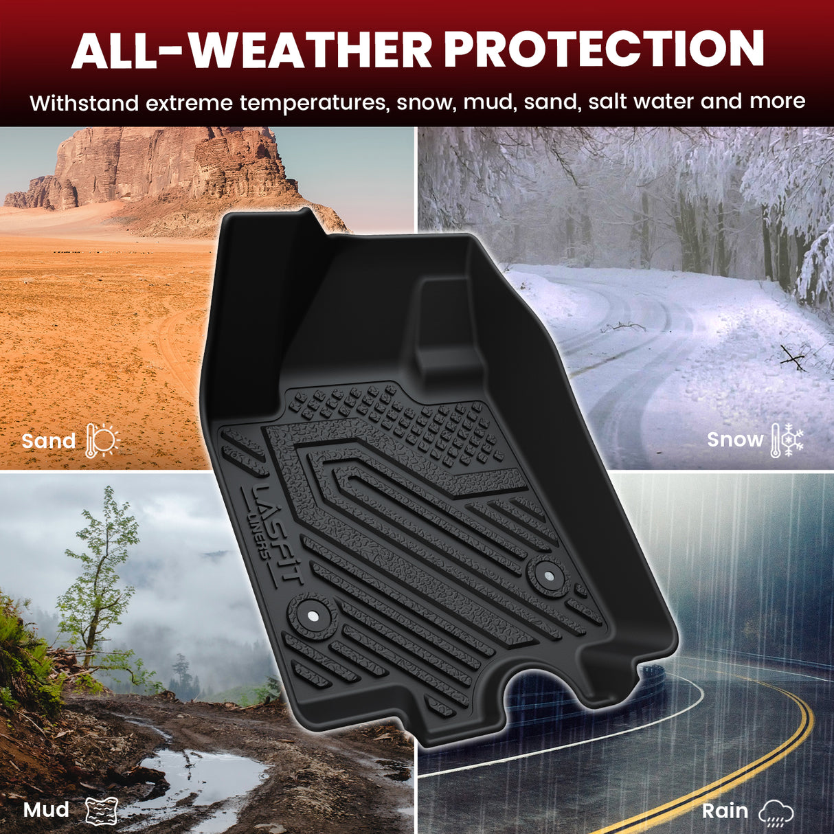 Fit for 2024-2025 Chevrolet Equinox EV Floor Mats, Not Fit Gas Model