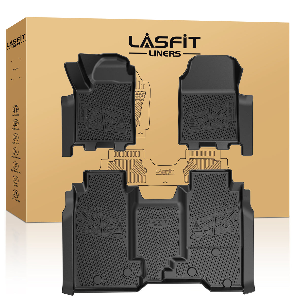 Fit for 2024-2025 Chevrolet Silverado EV Floor Mats, WT/RST Model Available
