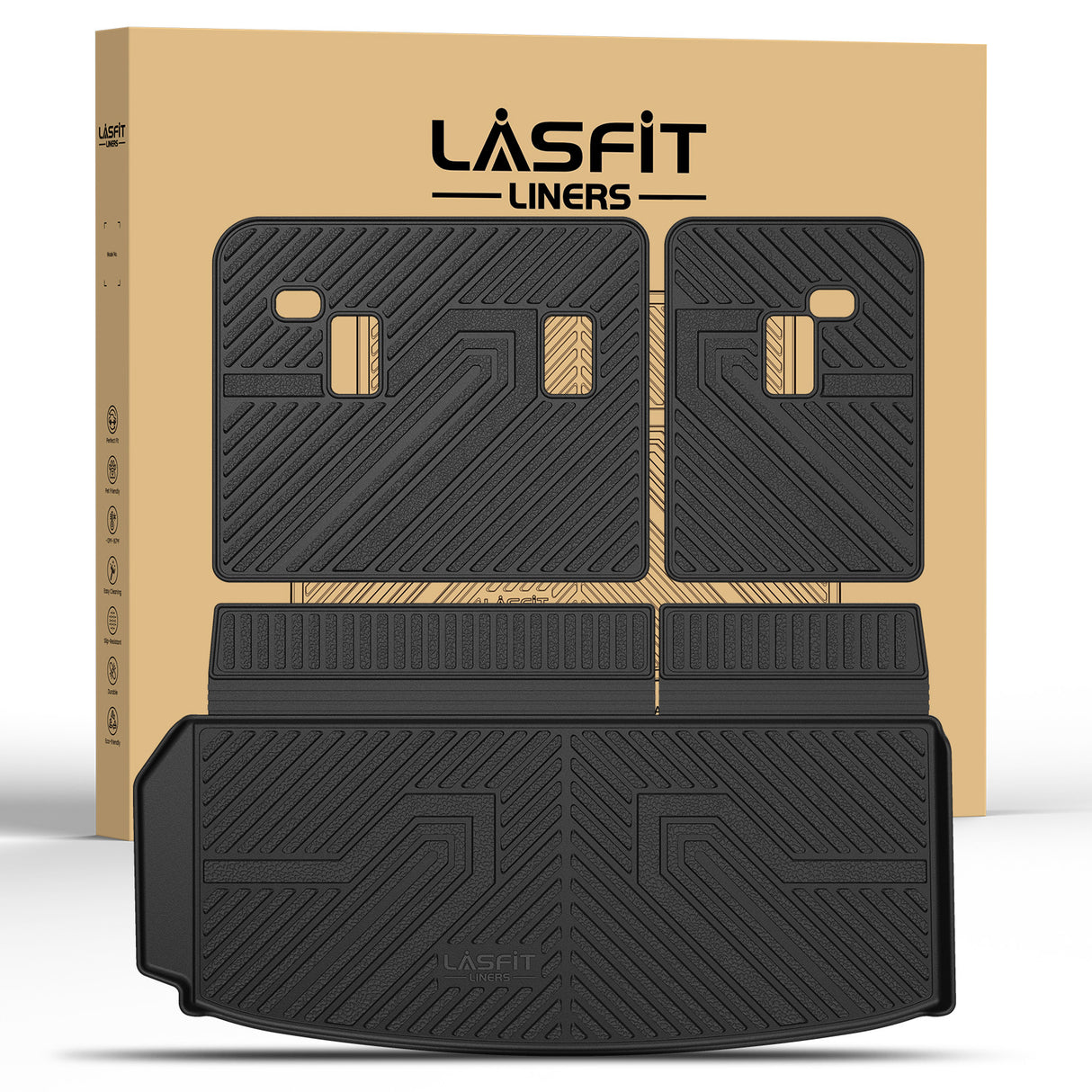 2024-2025 Chevrolet Traverse Cargo & Seatback Mats