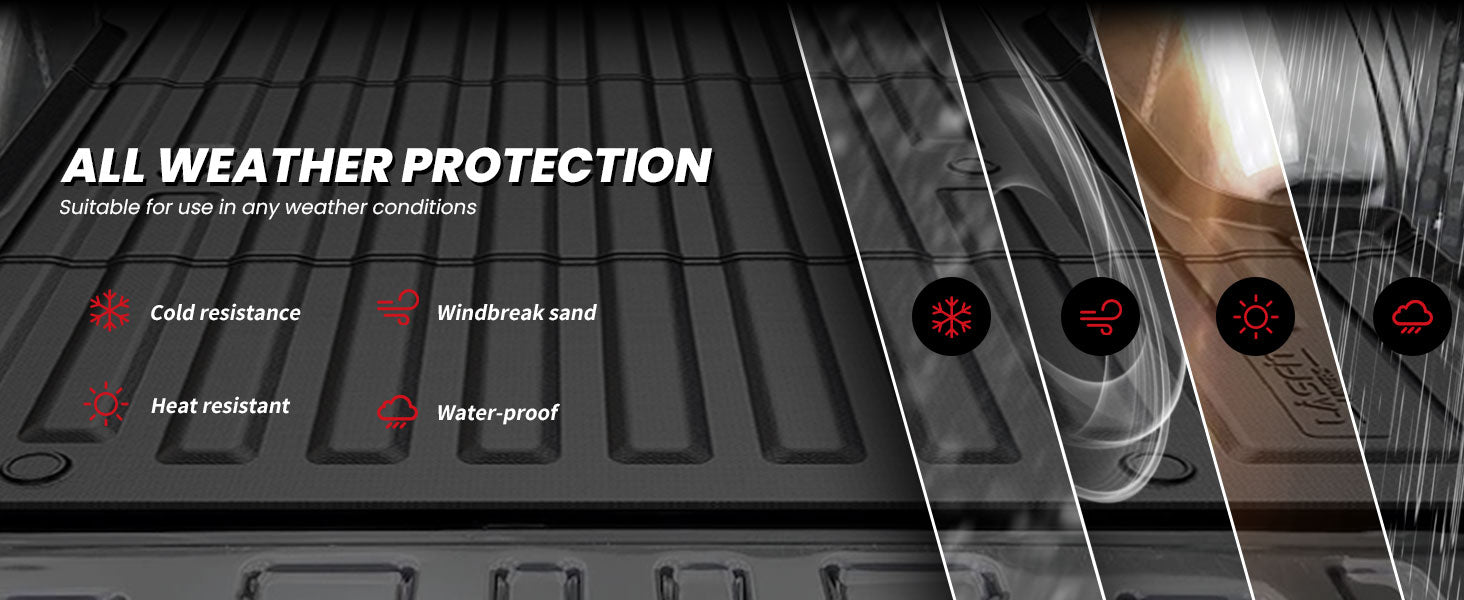 2024-2025 Ford F-150 Truck Bed mats All-weather
