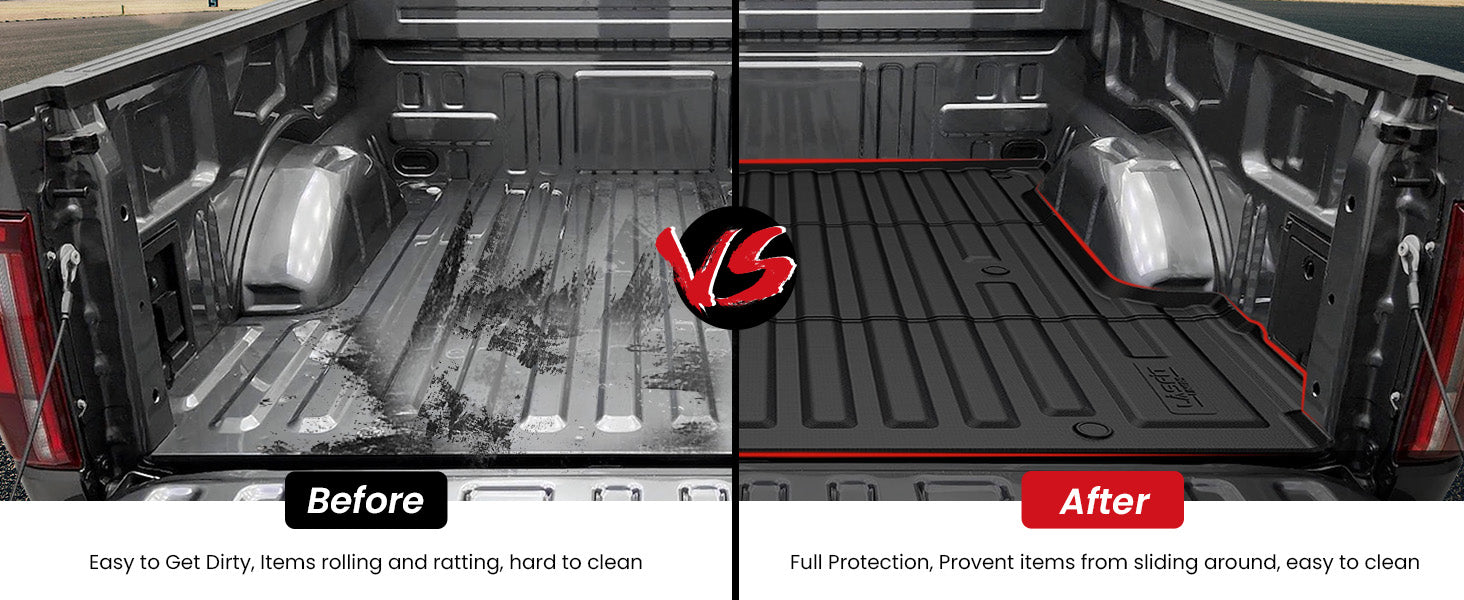 2024-2025 Ford F-150 Truck Bed mats Durable