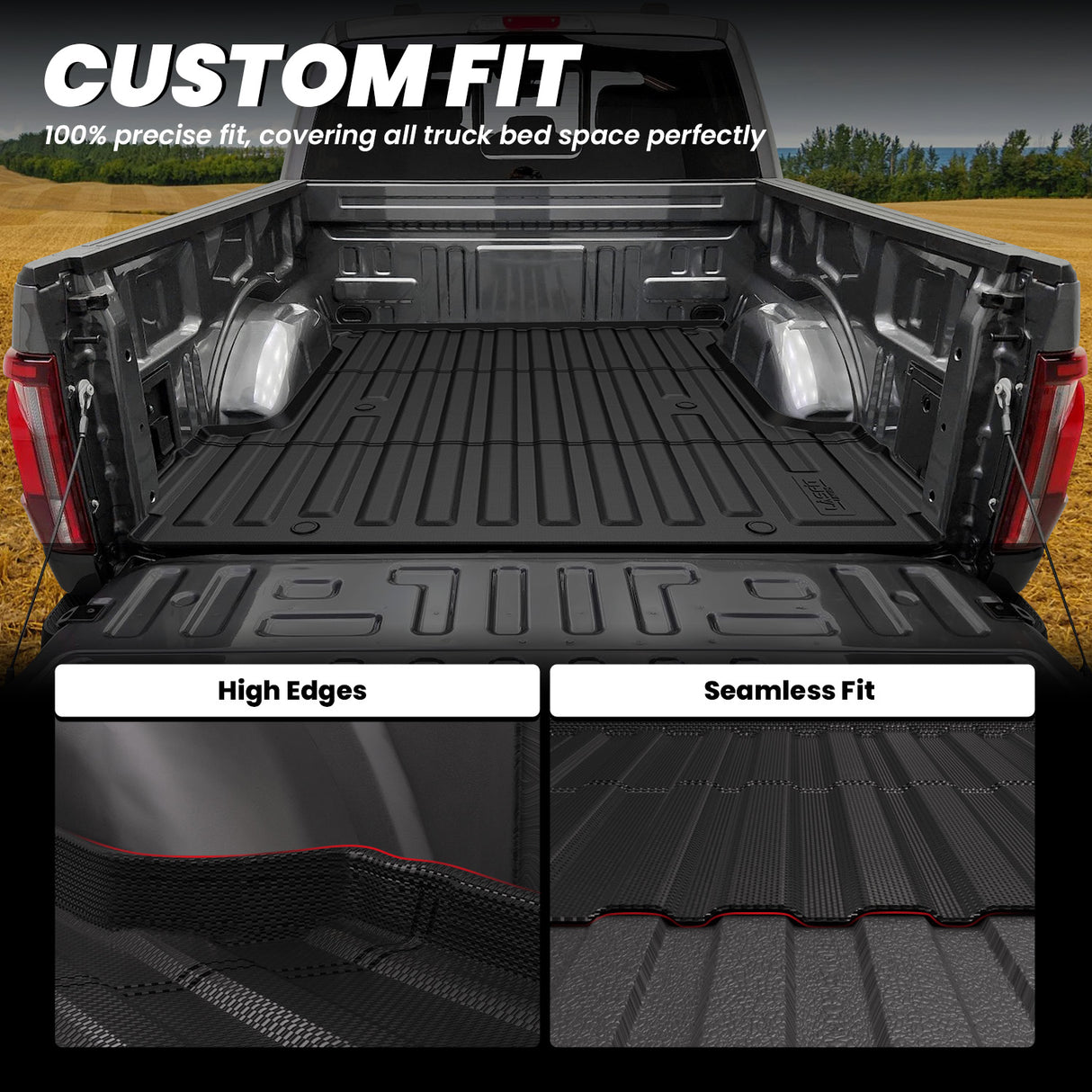 2024-2025 Ford F-150  5.5' bed Truck Bed Mat Custom Fit