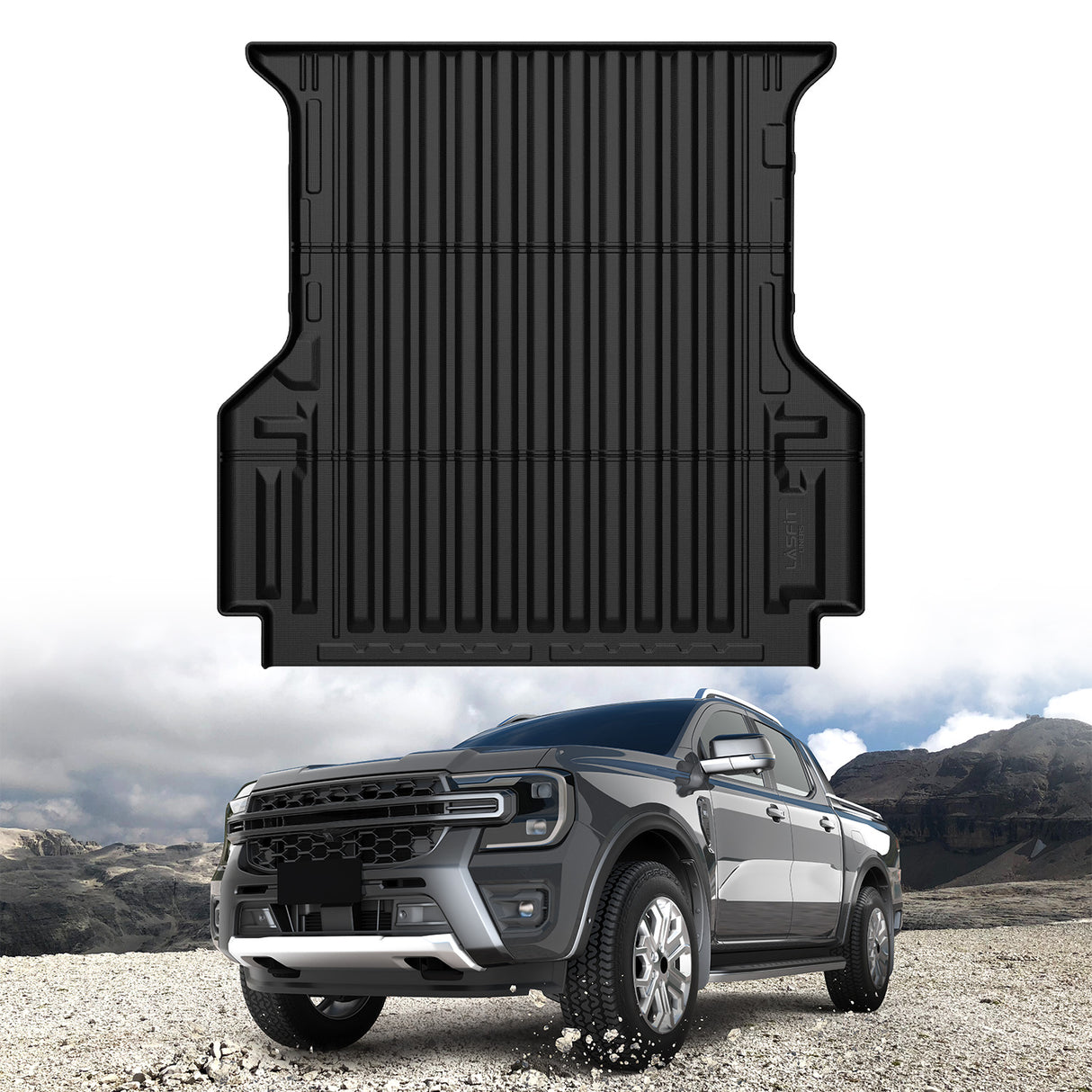 Fit for 2024-2025 Ford Ranger 5FT(59.6") Heavy Duty Truck Bed Mat
