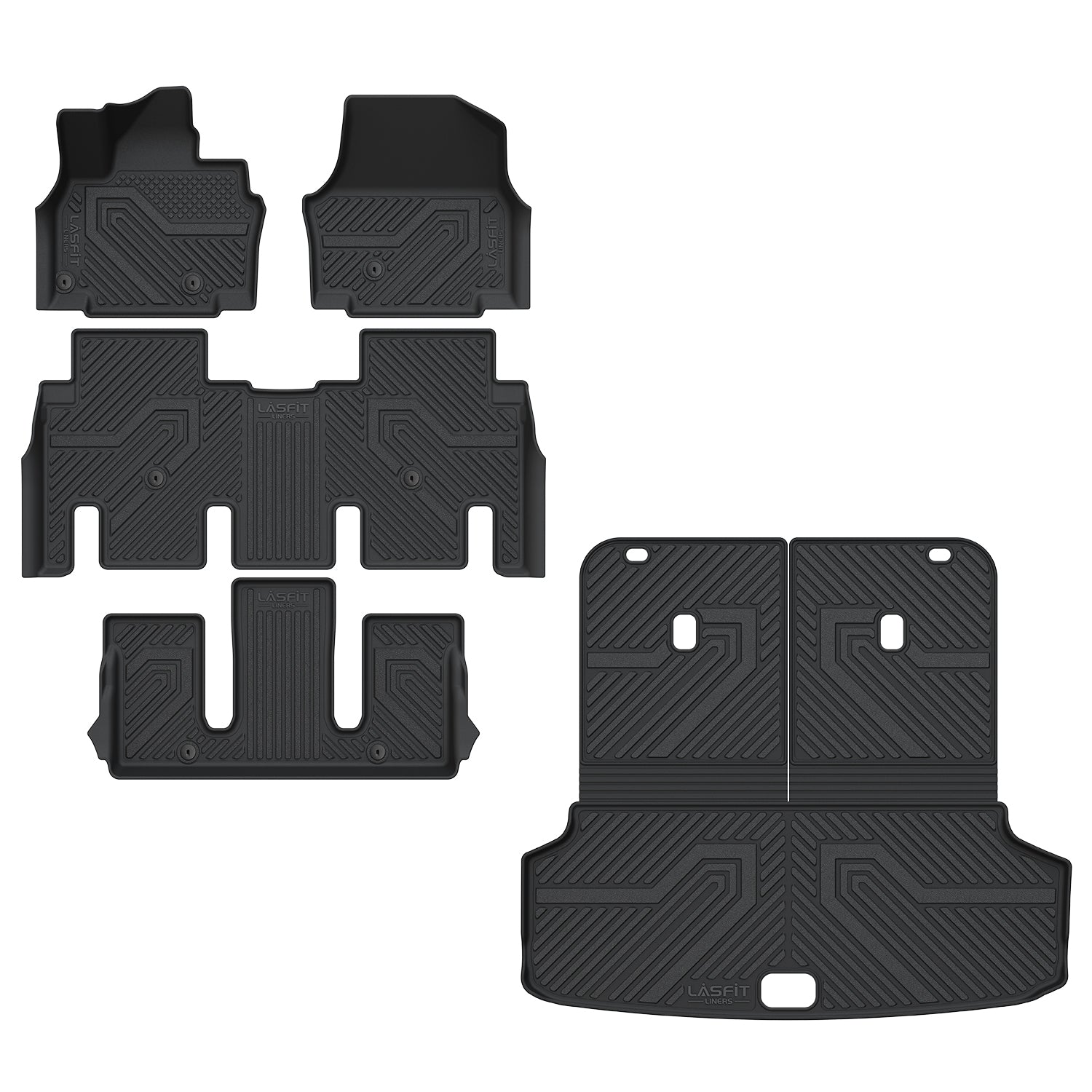 Kia EV9 Floor Mats & Cargo Mat- Custom Fit, All-Weather, Eco