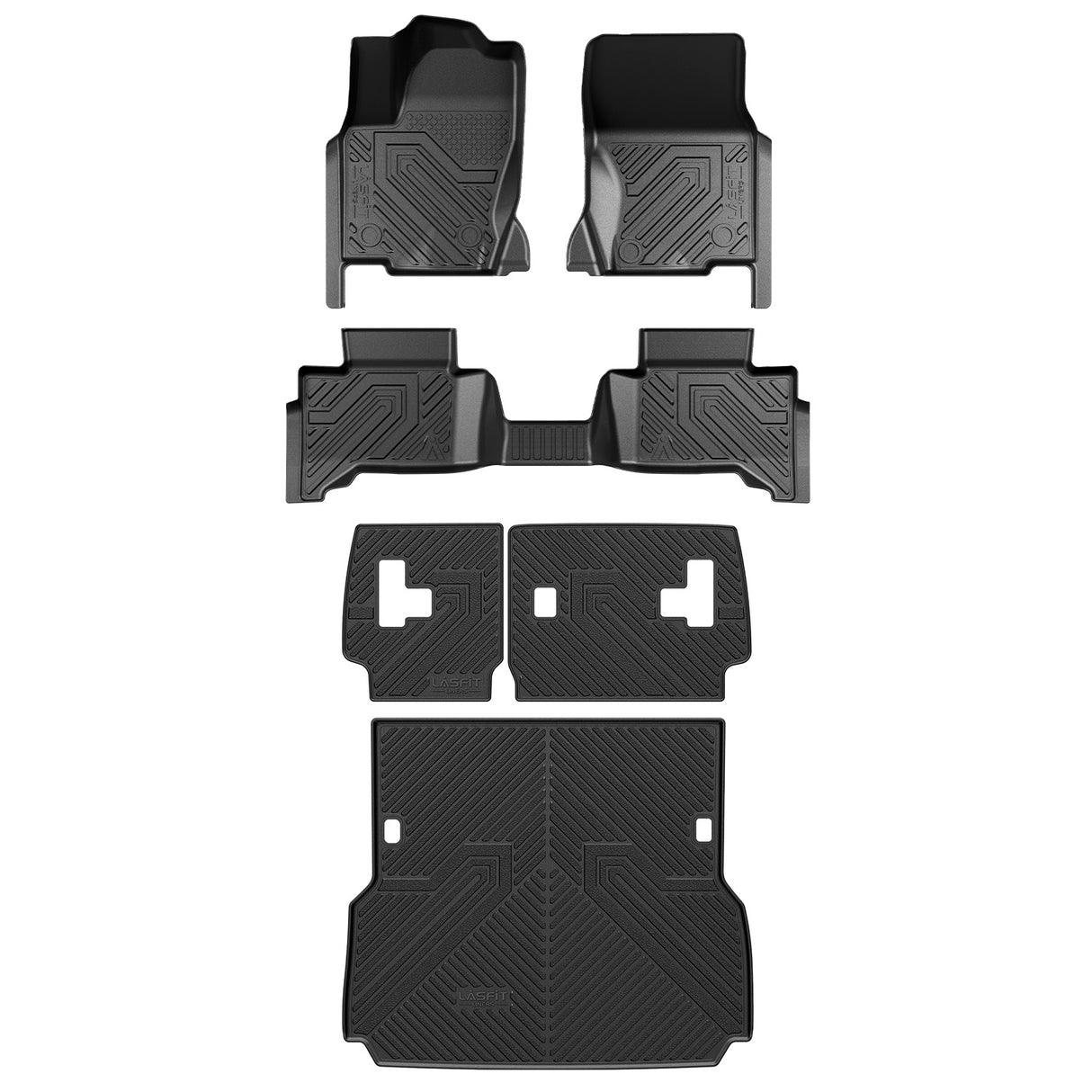 Fit for 2024-2025 Toyota Land Cruiser Floor Mats / Cargo Mat & Seatback Mat