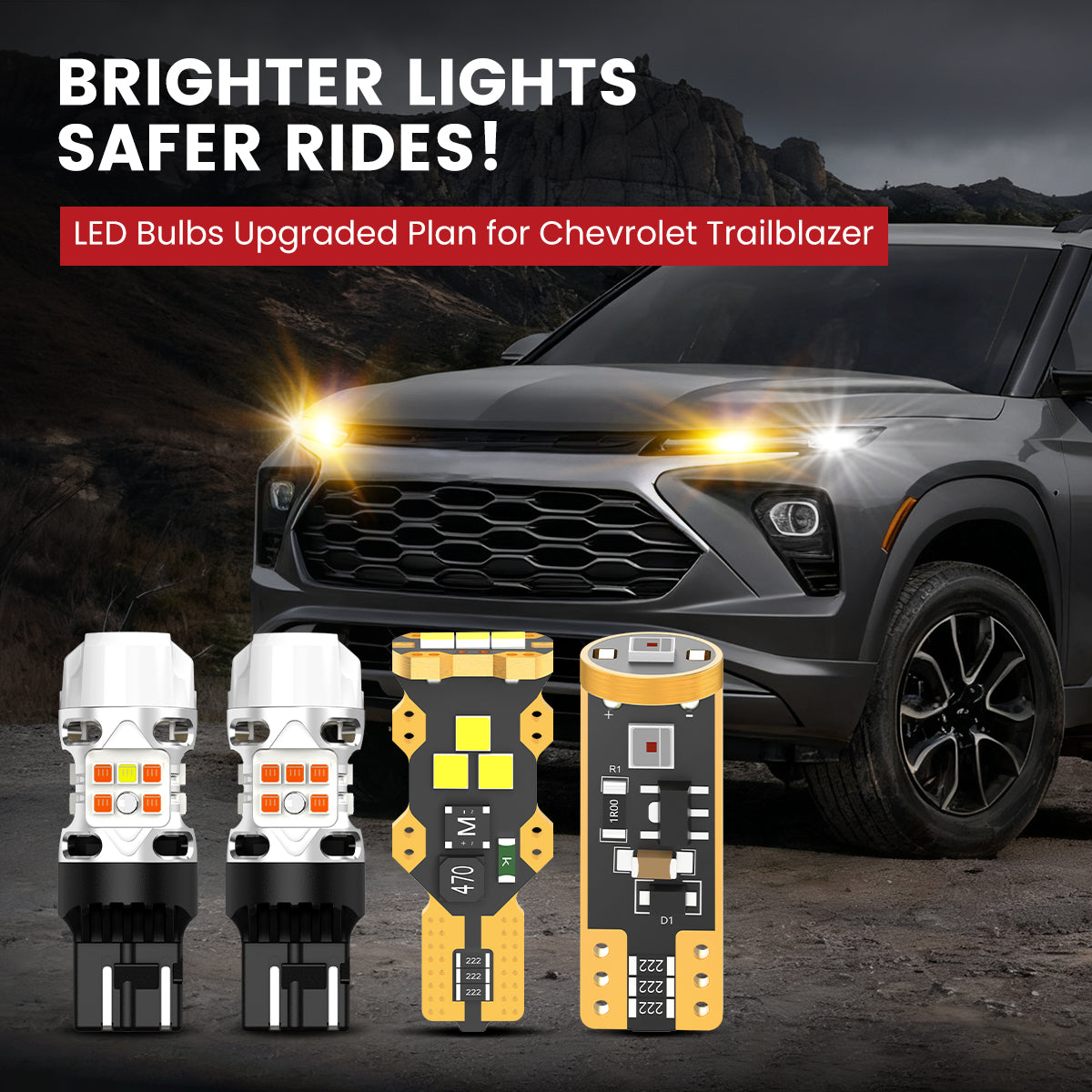 Lasfit LED Bulbs for 2024-2026 Chevrolet Trailblazer