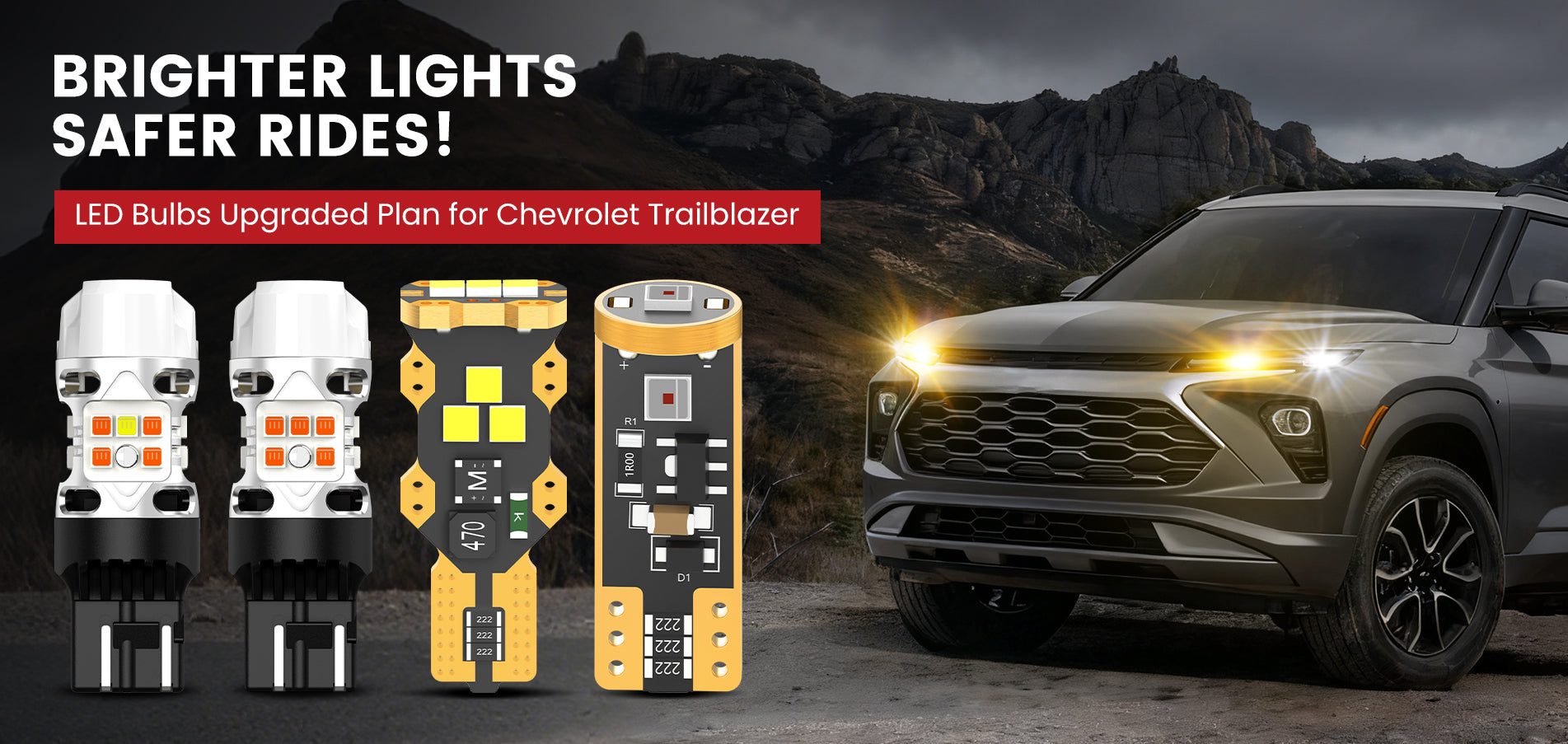 Lasfit LED Bulbs for 2024-2026 Chevrolet Trailblazer