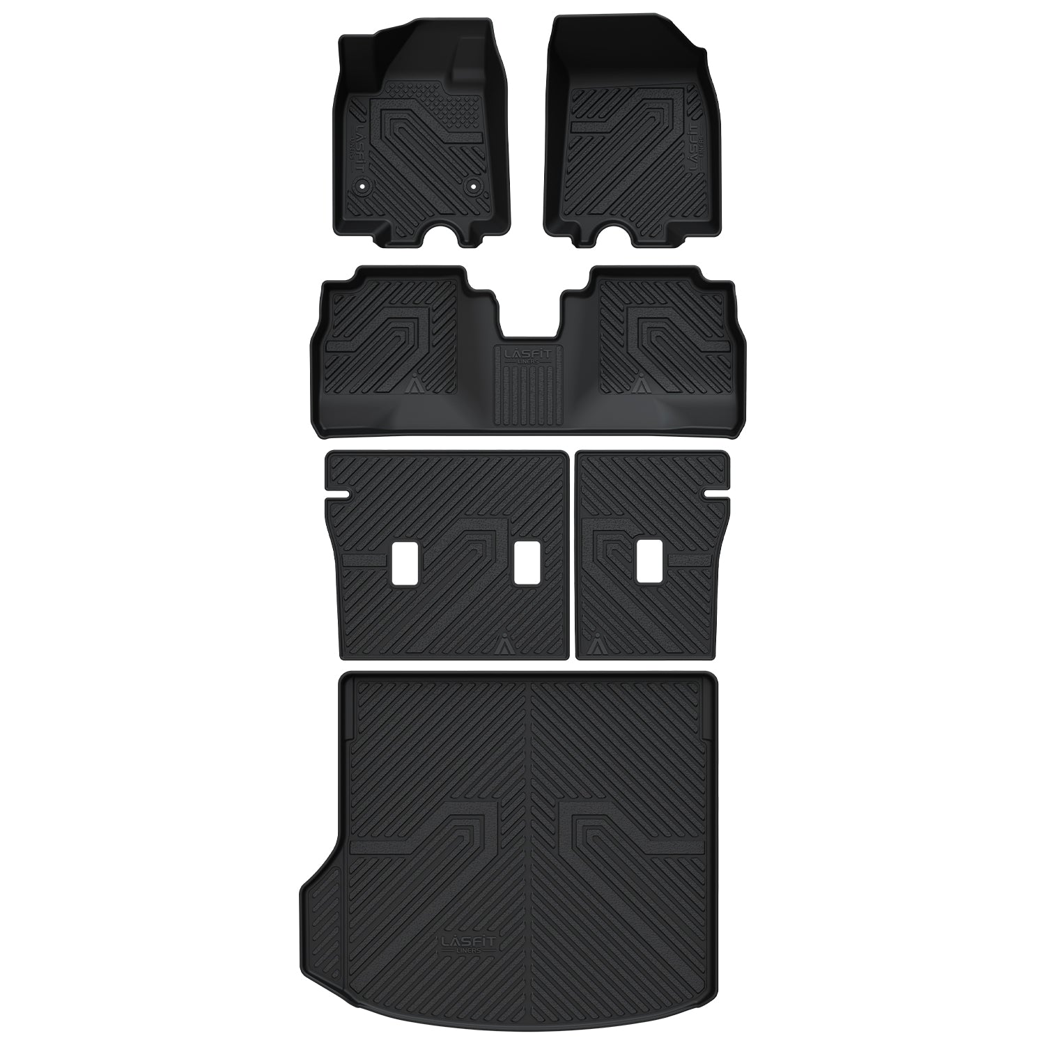 Tappetini Auto Per Chevy Equinox 2025 – Set Completo 4 Pezzi In TPE, Impermeabili, Antiscivolo, Protezione Universale
