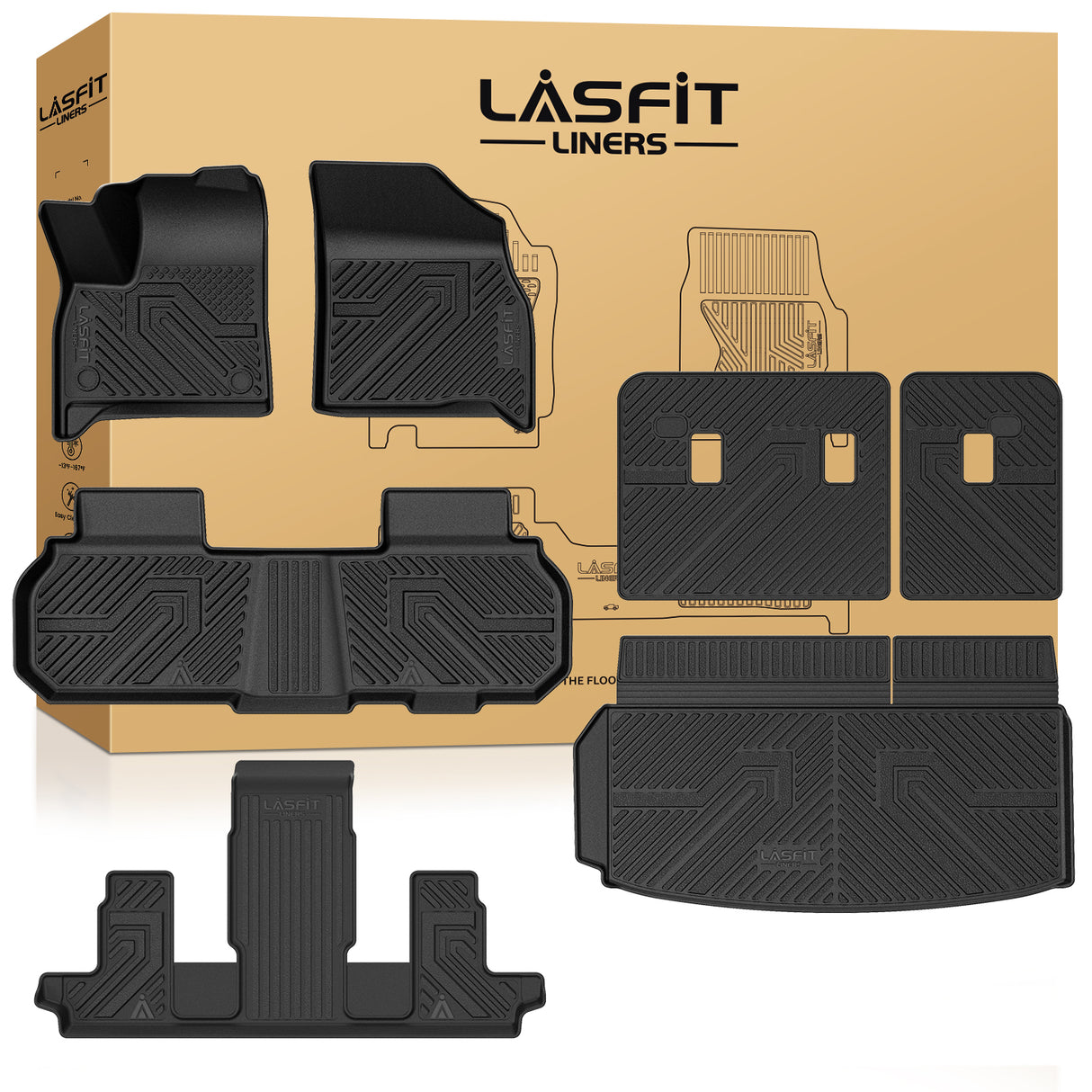 Fit for 2024-2026 Chevrolet Traverse Floor Mats / Cargo Mat / Seatback Mat