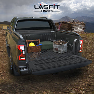 Fit for 2024-2026 Ford Ranger 5FT(59.6") Heavy Duty Bed Mat & Tailgate Mat Scene