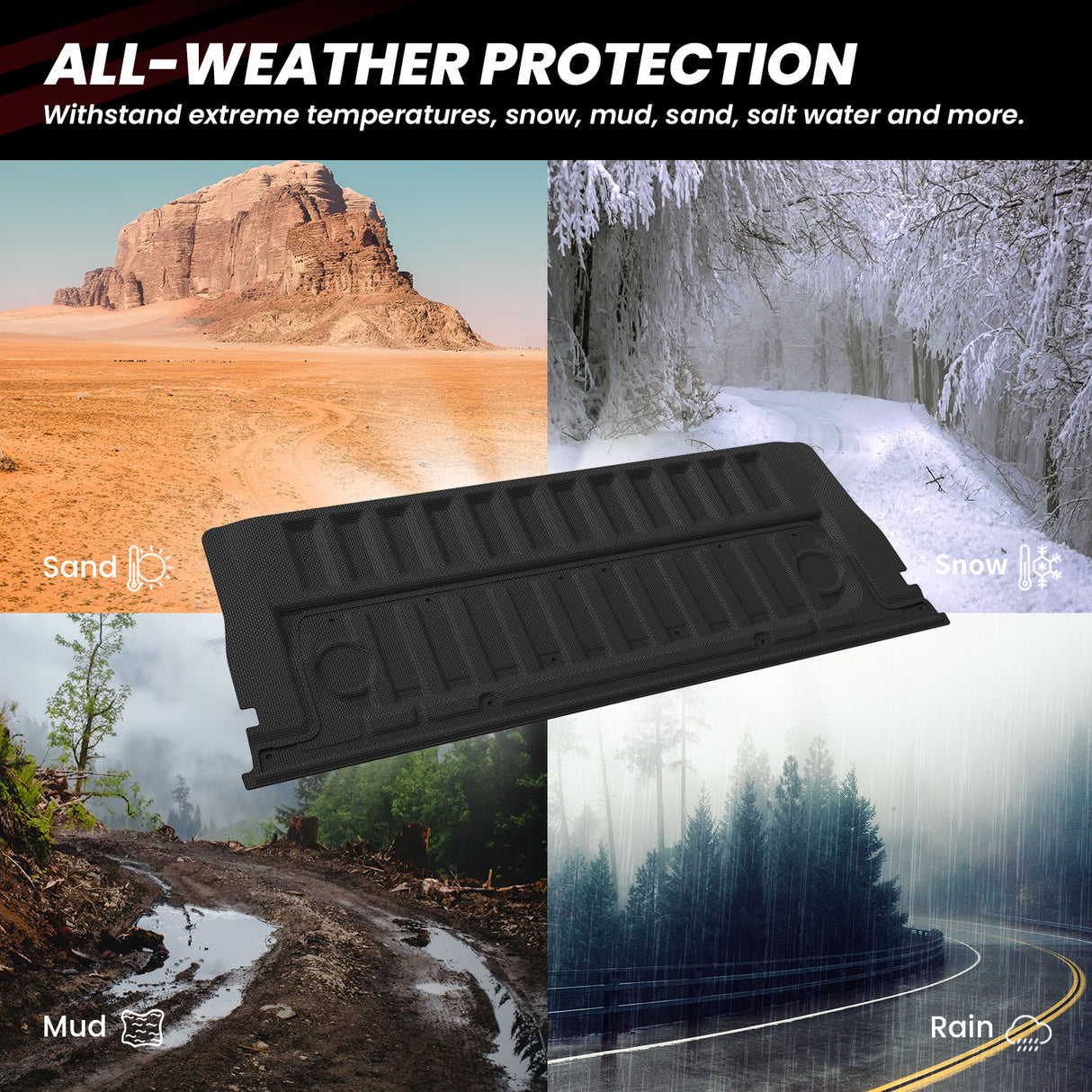 2024-2026 Ford Ranger Tailgate Mat All Weather Protection