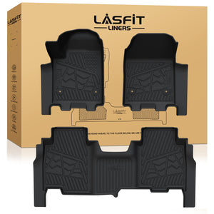 Fit for 2024-2026 GMC Sierra EV Floor Mats, Fit With Multi-Flex Midgate