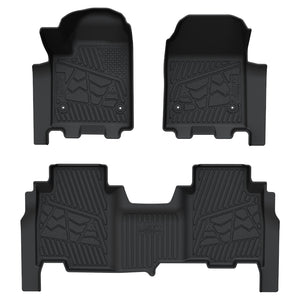 Fit for 2024-2026 GMC Sierra EV Floor Mats, Fit With Multi-Flex Midgate