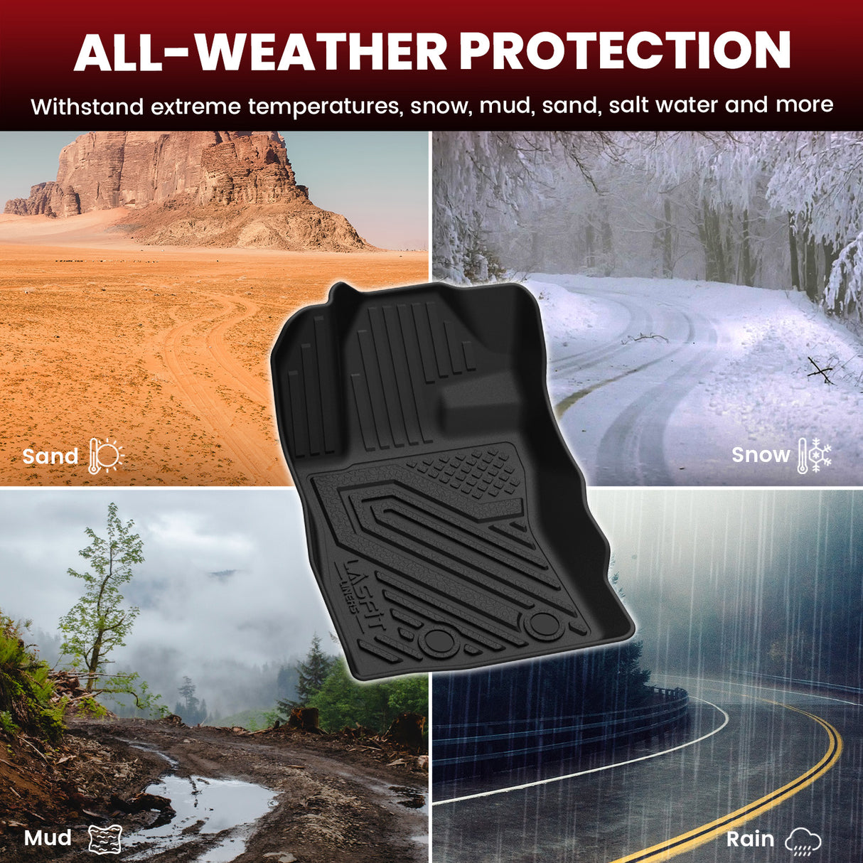 2024-2026 Subaru Crosstrek Floor Mats & Seatback & Cargo Mats All Weather Protection