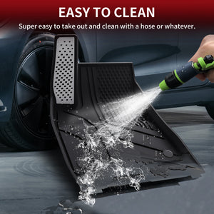 2024-2026 Tesla Model 3 Highland 1st & 2nd Row Floor Mats Easy to Clean