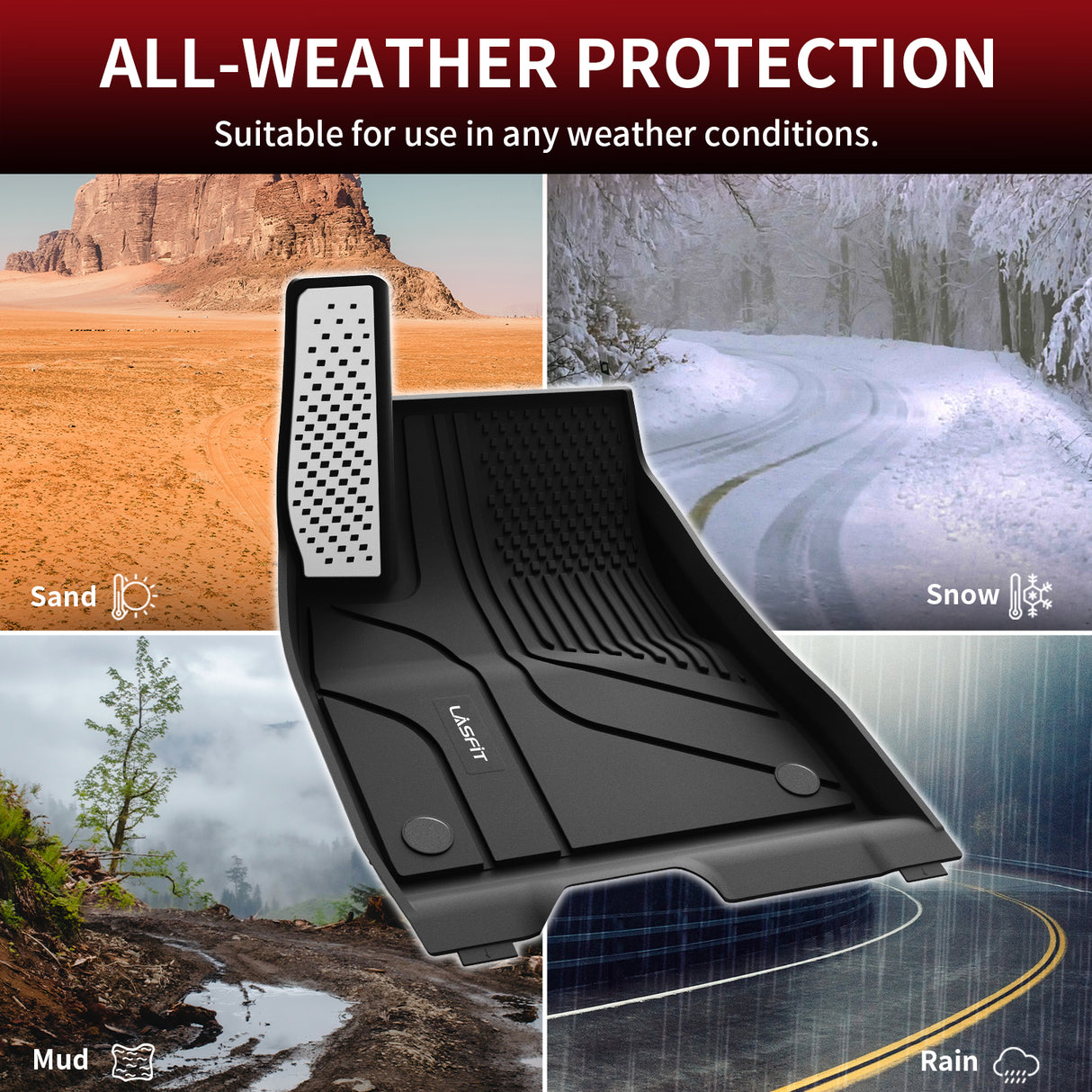 Fit for 2024-2026 Tesla Model 3 Highland Frunk or 1st Row & 2nd Row or Trunk Well or Cargo Mat