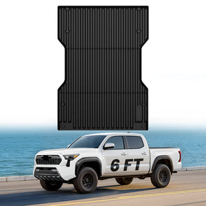 Fit for 2024-2026 Toyota Tacoma 5FT or 6FT Heavy Duty Truck Bed Mat or Tailgate Mat