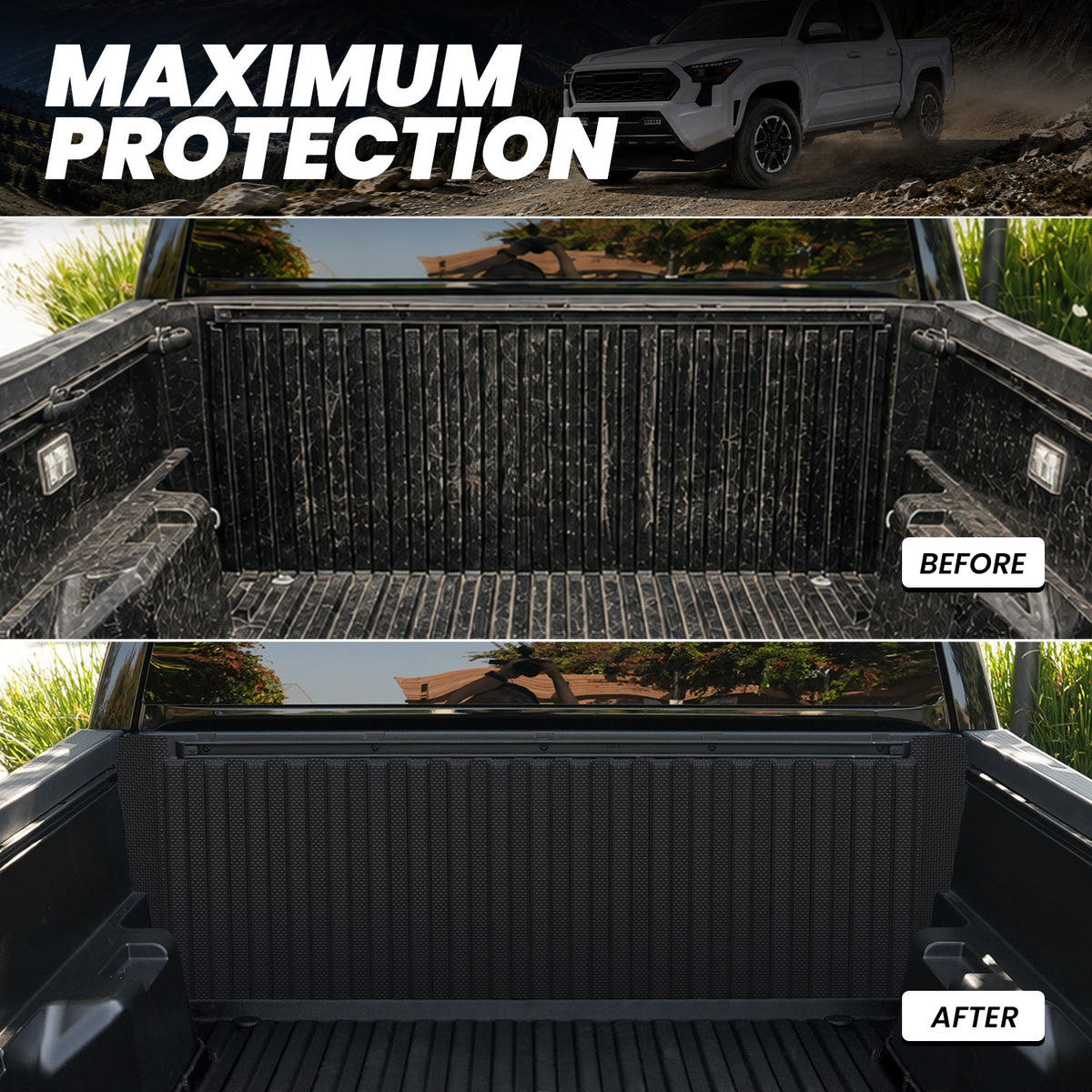 2024-2026 Toyota Tacoma Front Panel Mat Maximum Protection