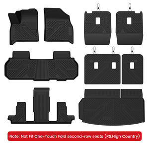 Fit for 2024-2027 Chevrolet Traverse Floor Mats or 3rd Row Seatback & Cargo Mats