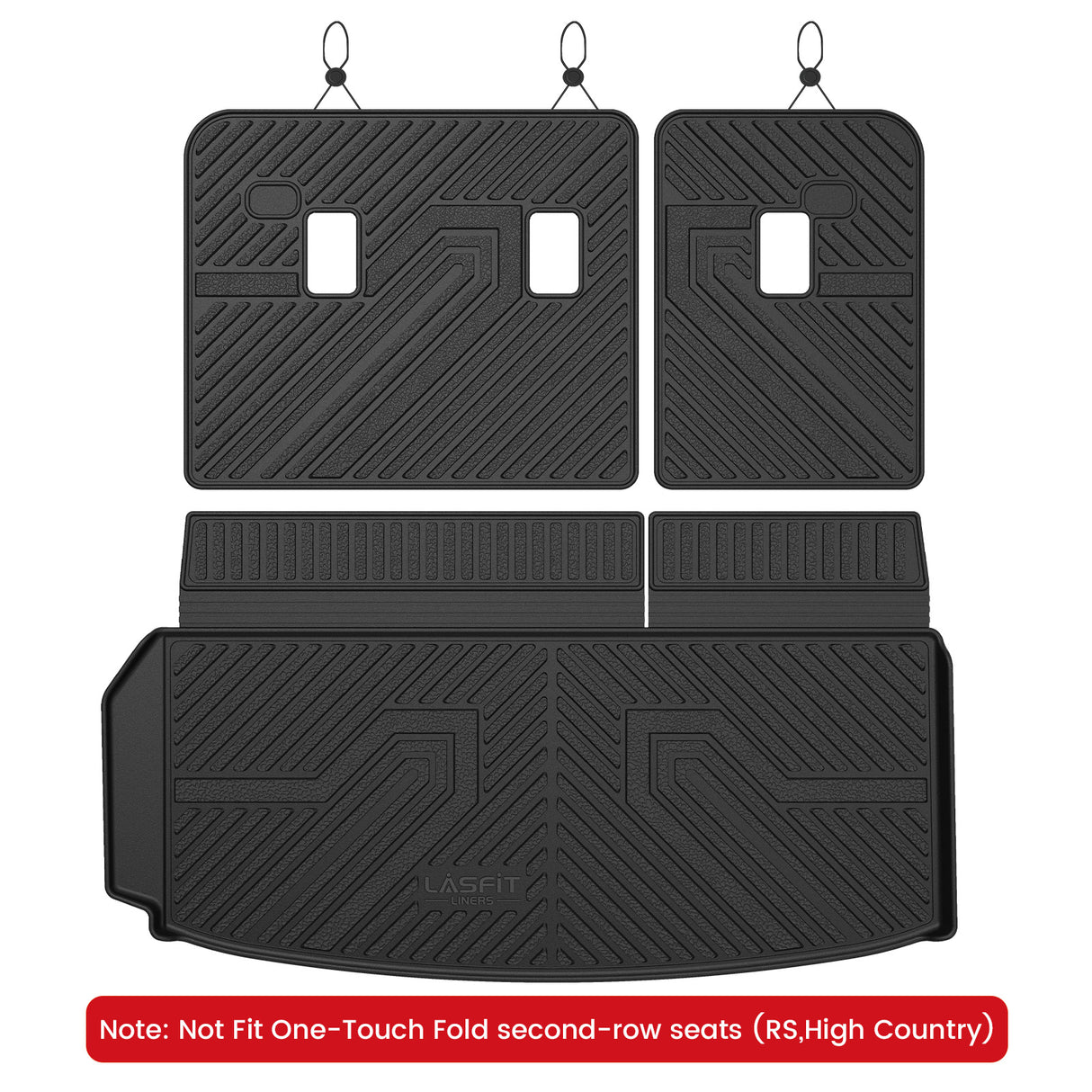 Fit for 2024-2027 Chevrolet Traverse 3rd Row Seatback & Cargo Mats