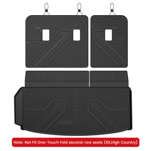 Fit for 2024-2027 Chevrolet Traverse 3rd Row Seatback & Cargo Mats