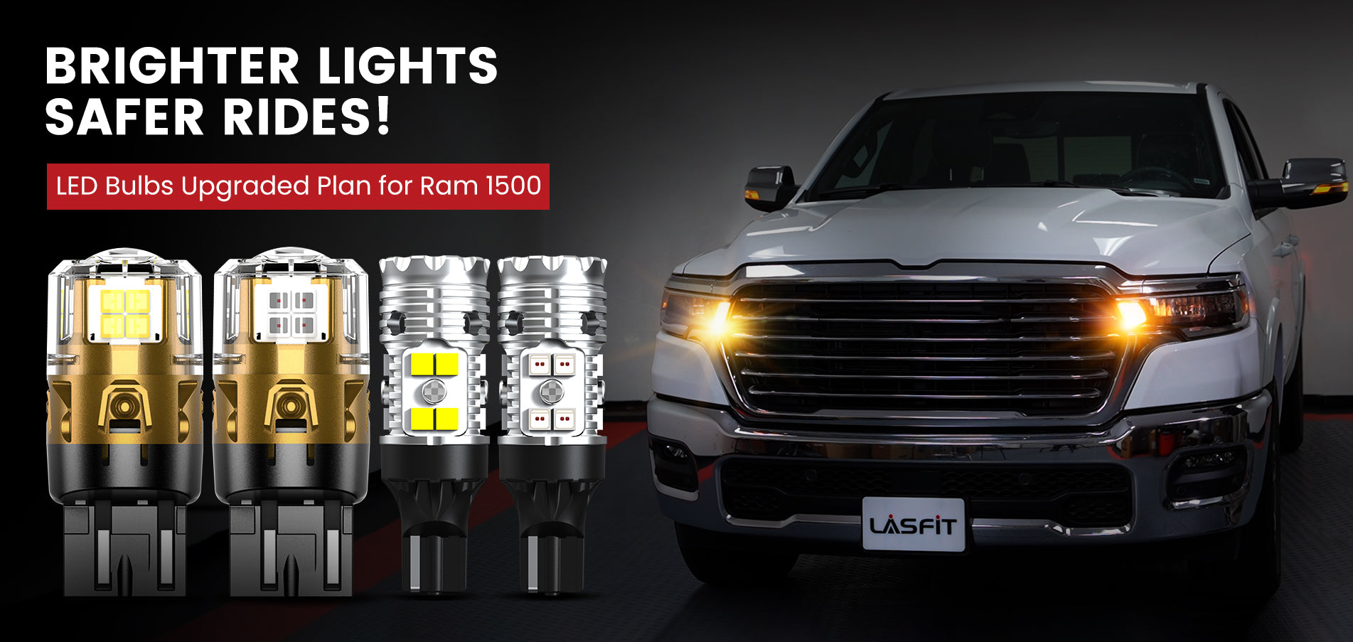 Lasfit LED Bulbs for 2026 Ram 1500