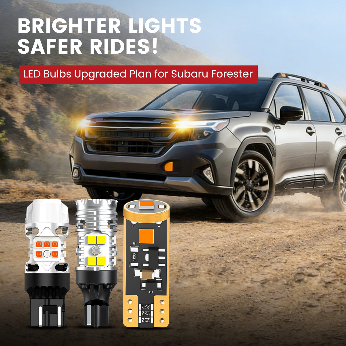 Lasfit LED Bulbs for 2025-2026 Subaru Forester