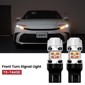 Lasfit 7443 led front turn signal light fit for 2025-2026 Toyota Camry