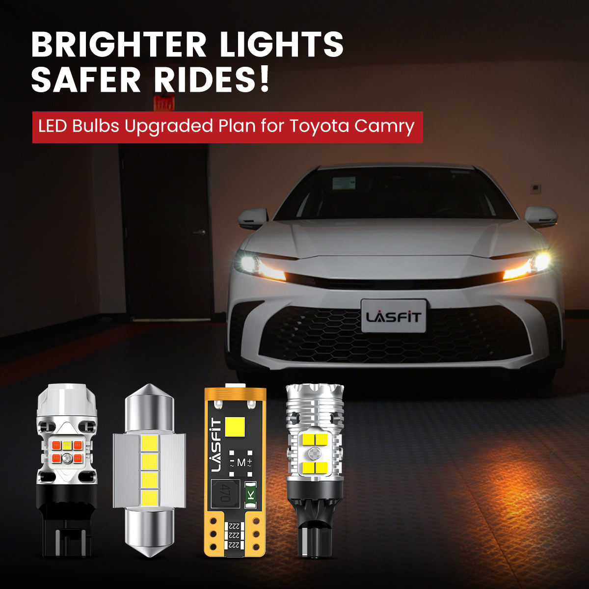 Lasfit LED Bulbs for 2025-2026 Toyota Camry
