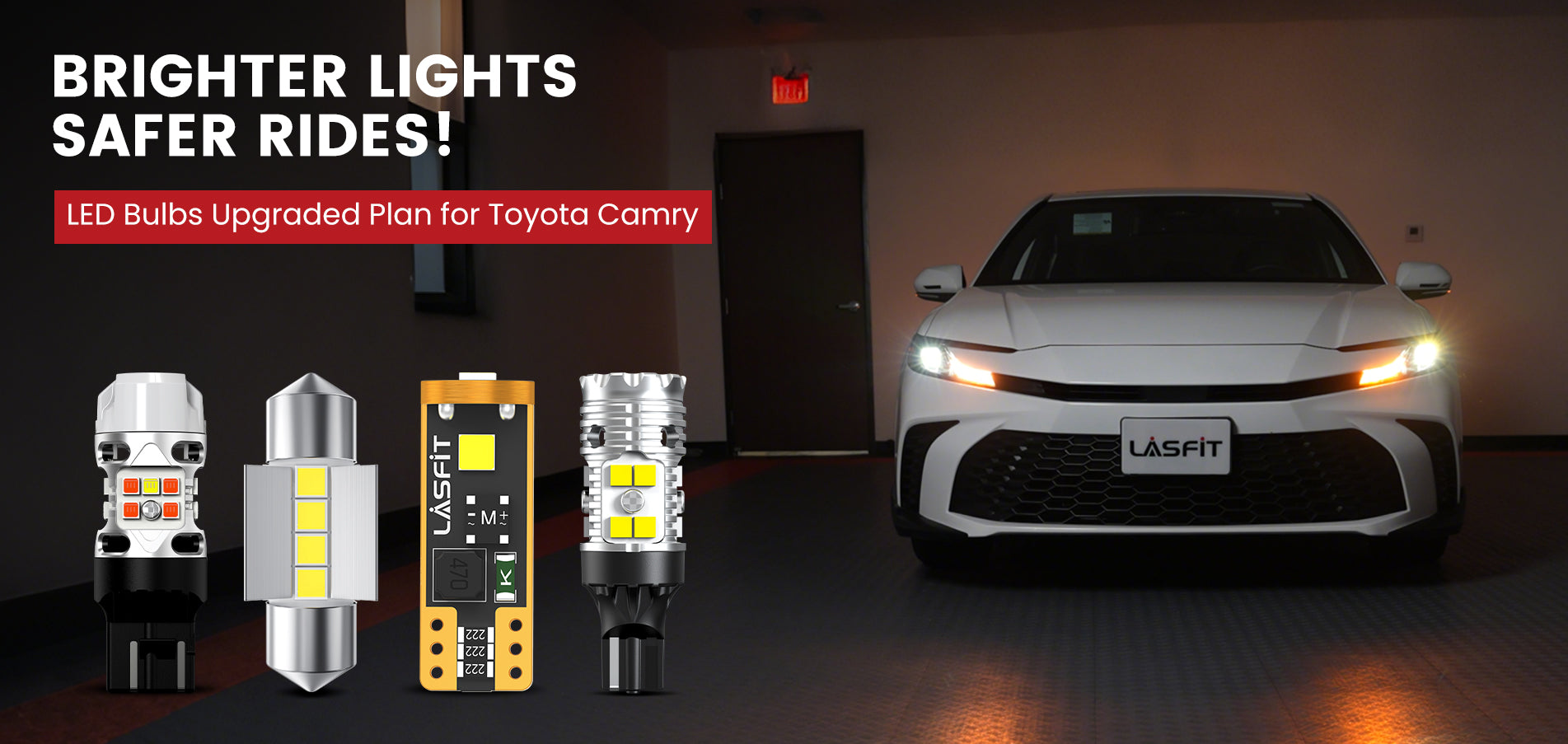 Lasfit LED Bulbs for 2025-2026 Toyota Camry