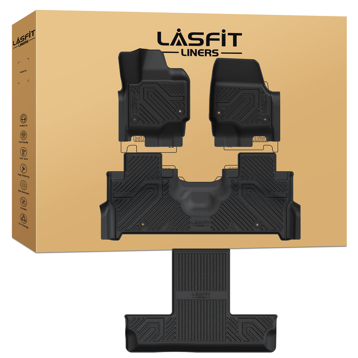 Fit for 2025-2026 Ford Expedition / Expedition Max Floor Mats or Seatback & Cargo Mats